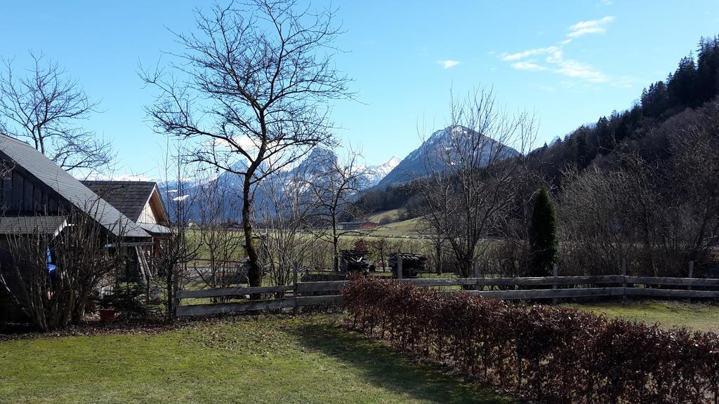 Haus Seehof - Ferienhaus Abersee Exterior foto