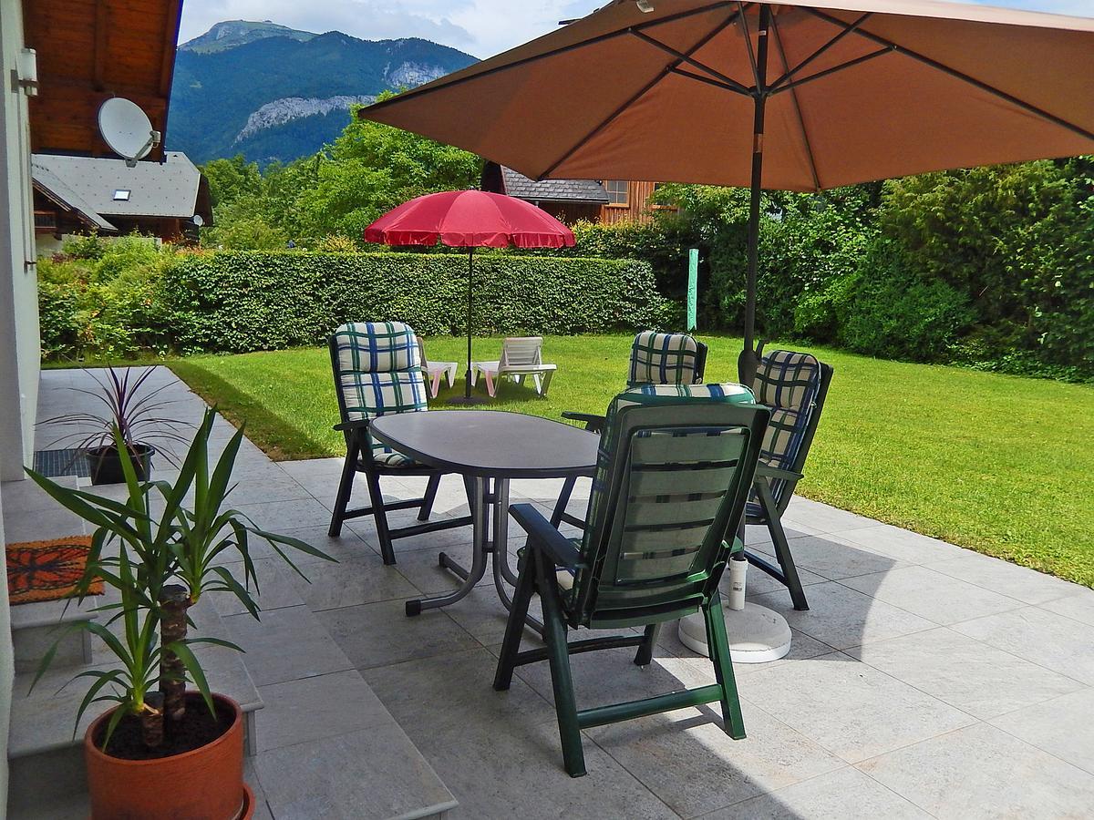 Haus Seehof - Ferienhaus Abersee Exterior foto